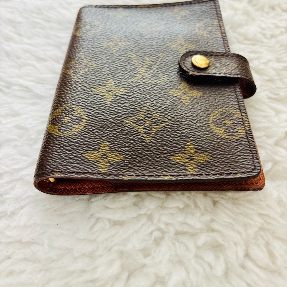 Louis Vuitton Brown Monogram Leather Vintage PM Agenda Cover - Picture 6 of 16